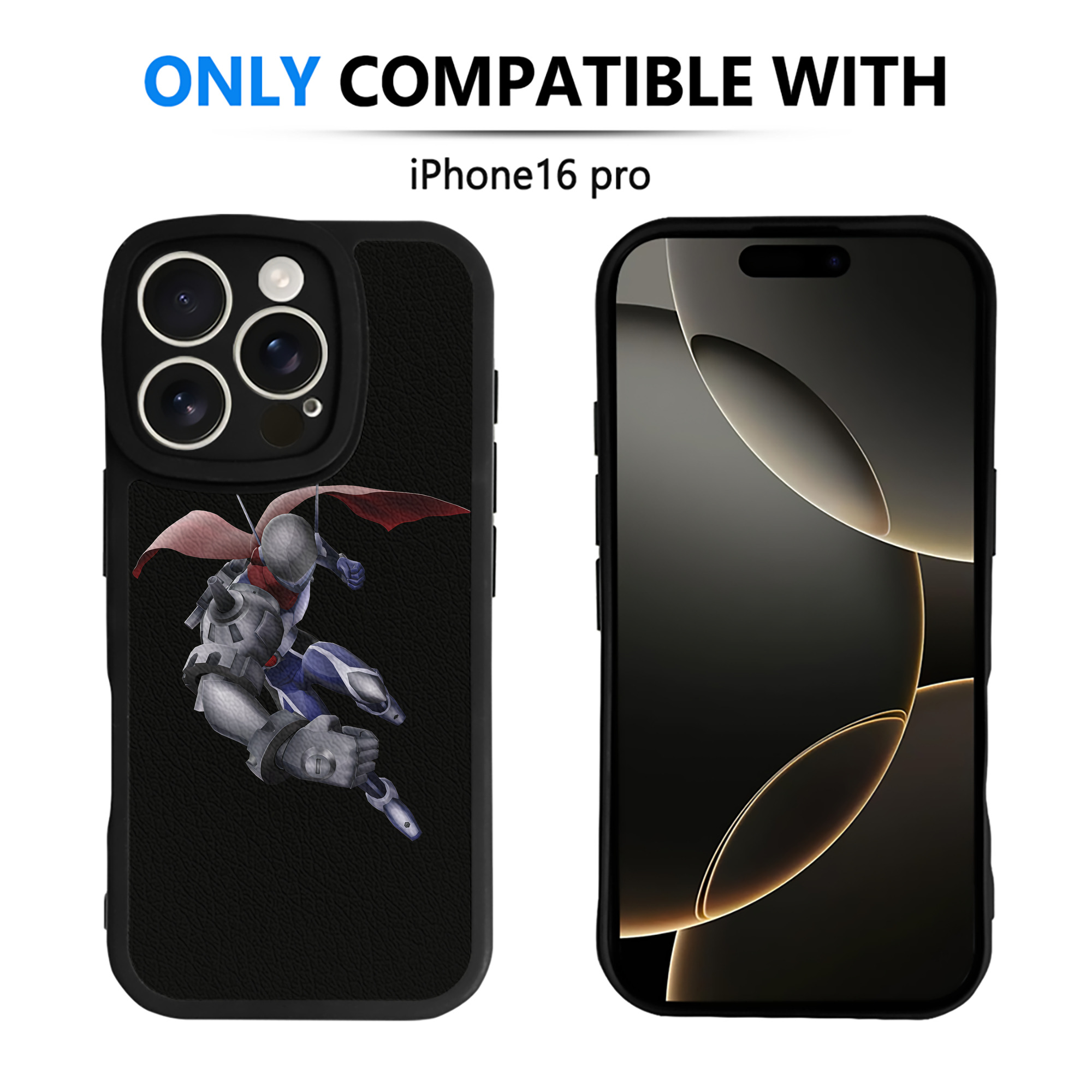 （画像用） Digimon デジタルモンスター/デジモン 【iPhone 16シリーズ対応】シリコンスマホケース（レザー調） 材質：シリコン
